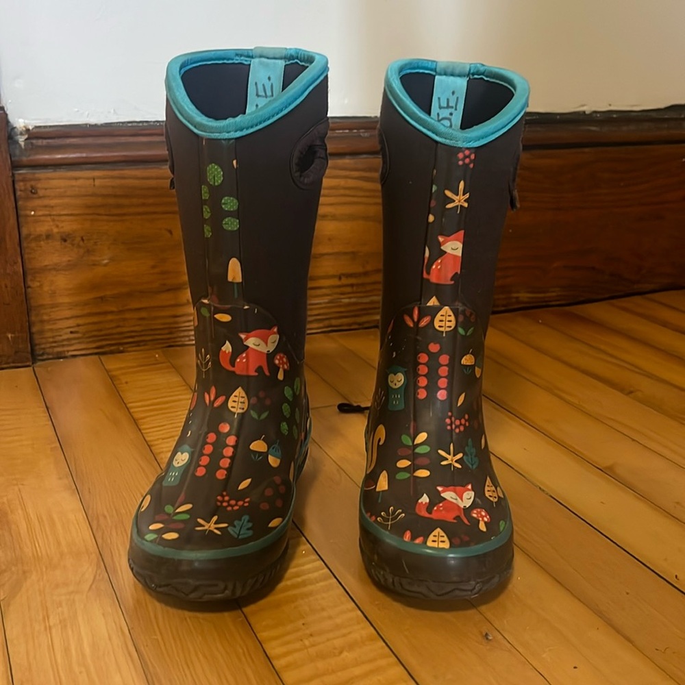 Oaki Rainboots Toddler Size 1 Boys Girls